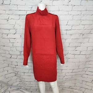 See By Chloe Red Silk Dress